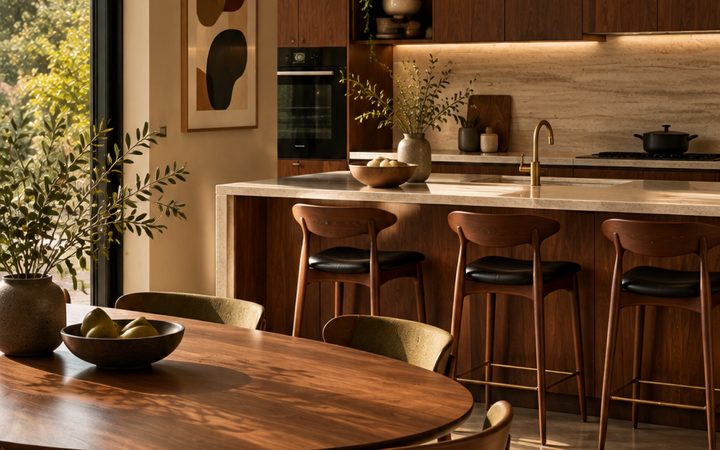 Kitchen / Cucina - Mid-Century Modern elegant interior design