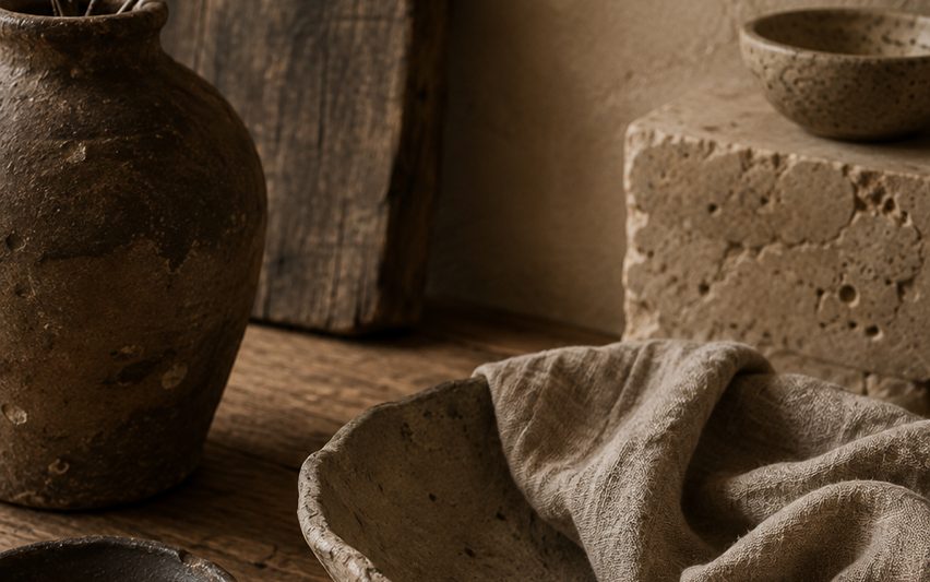 Design Elements - Wabi-Sabi natural materials interior design