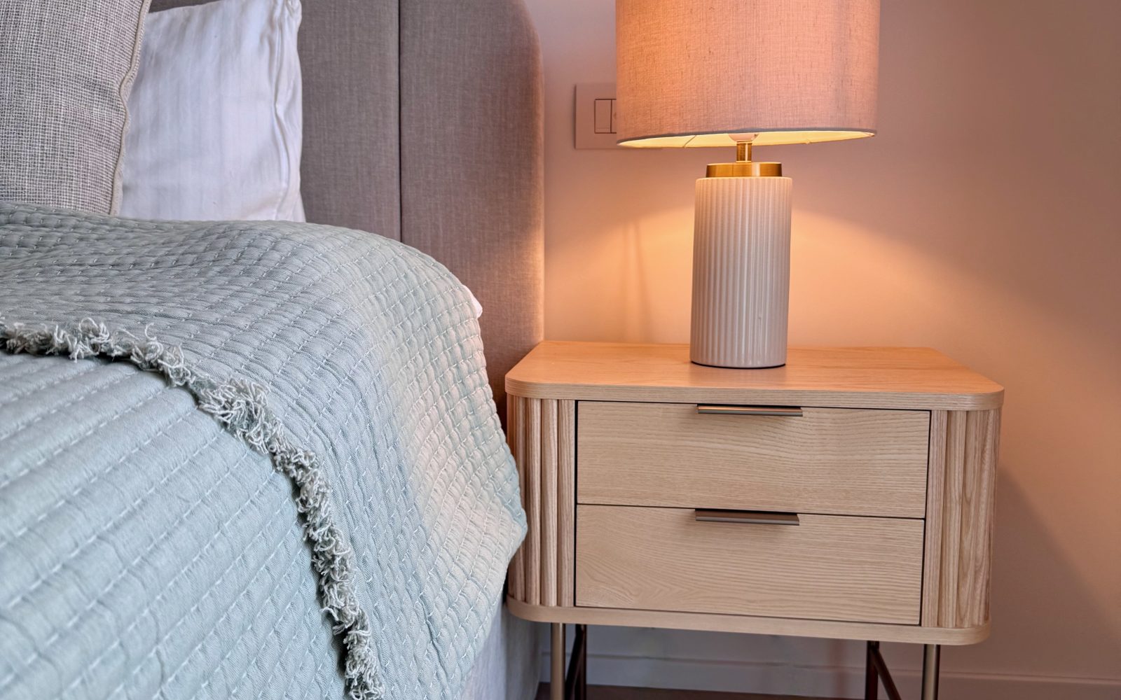 Interior detail with layered textures